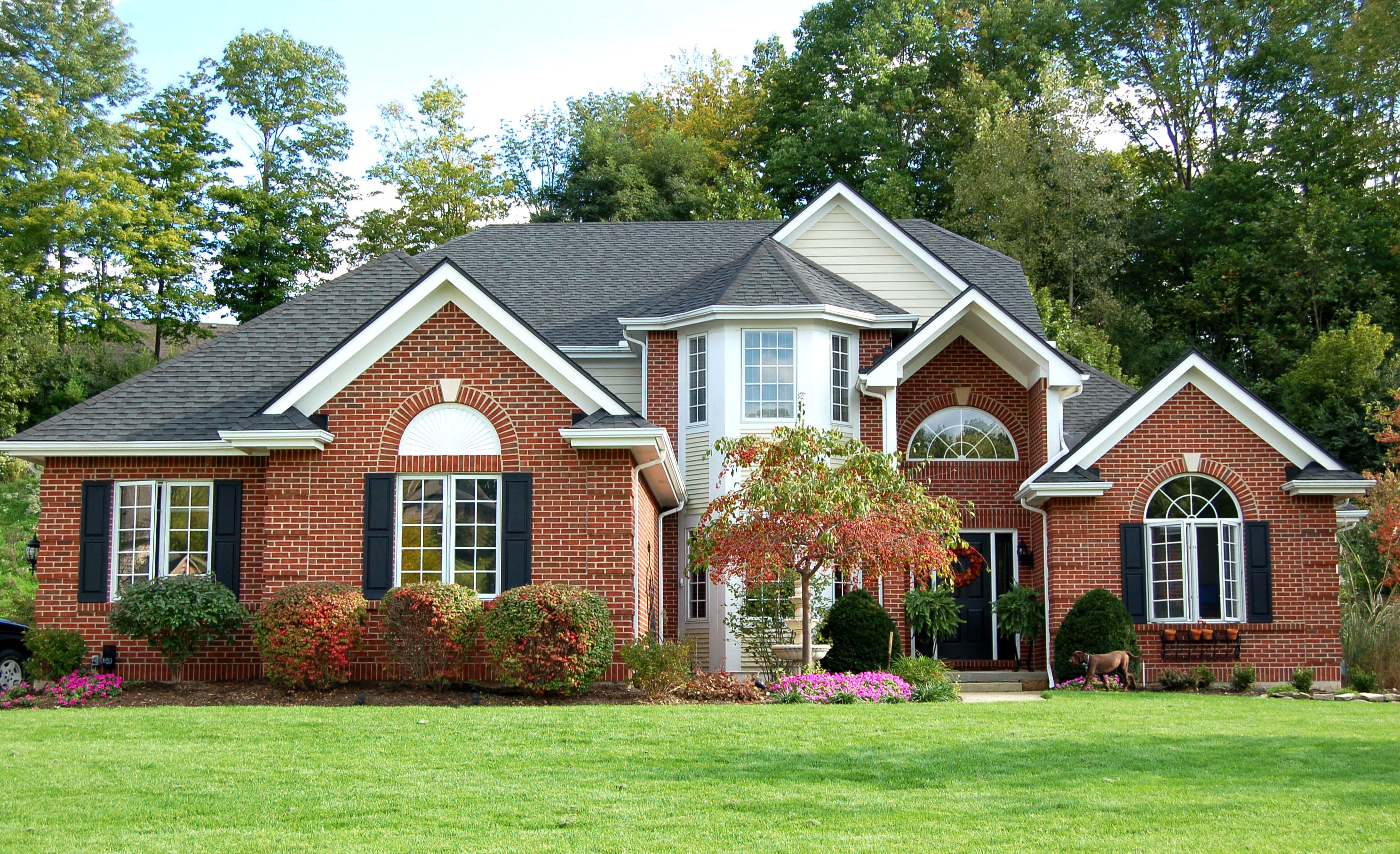 image of brick house